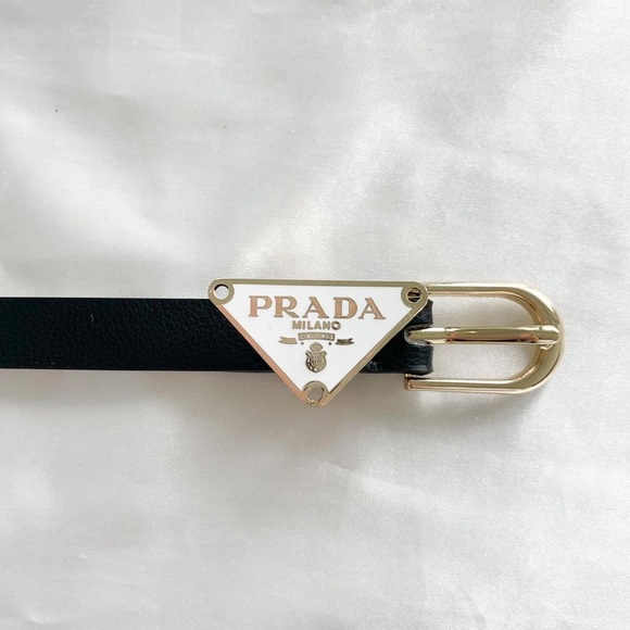Prada Accessories - Authentic Repurposed Prada Belt
